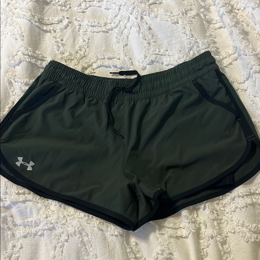 Under Armour Women's Green Running Shorts